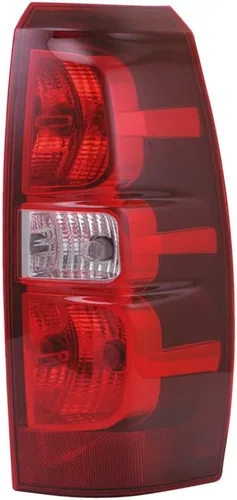 Miniatura 7 de KarParts360: Par de luces traseras para Chevy Avalanche 2007-2013, lado del conductor y del pasajero con bombillas para GM2800222 GM2801222