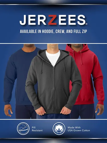 Miniatura 4 de Jerzees Mens NuBlend Hoodies & Sweatshirts (Retired Colors)