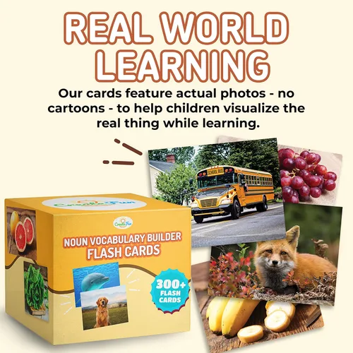 Miniatura 7 de 50 Tarjetas de sustantivos, tarjetas fotográficas educativas divertidas para construir vocabulario para niños, educación en casa, adultos, personas