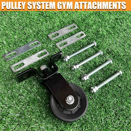 Miniatura 4 de Accesorio de polea para rack de potencia, máquina desplegable LAT - Sistema de polea doble de cable y peso para entrenamiento de fuerza en gimnasio