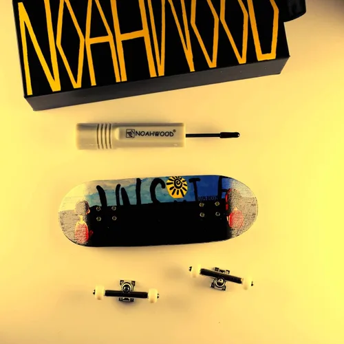 Miniatura 4 de NOAHWOOD 8.0 Diapasones Mini Skateboarding (NW8.0 360 Flip Deck) + (actualización NW Prince de 1.43 pulgadas) +