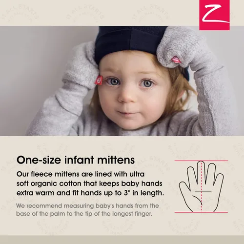 Miniatura 4 de Zutano Manoplas de forro polar para bebé niño