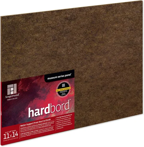 Miniatura 41 de Ampersand Art Supply Panel de Pintura de Madera Dura: Serie Museum Hardbord, 11" x 14", Perfil Plano de 1/8 Pulgada Perfil plano de 1/8 pulgadas