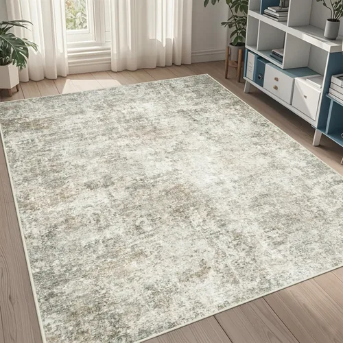 Miniatura 99 de 5x7 Area Rugs for Living Room Rug Washable: Abstract Rug for Dining Room Bedroom Carpet Non Slip 5 by 7 Indoor Modern Nursery Home Office Beige