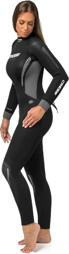 Cressi Traje de neopreno completo para hombre y mujer con cremallera trasera para buceo y actividades acuáticas - Otterflex 0.197 in: Diseñado en