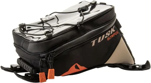 Miniatura 7 de Tusk Olympus - Bolsa para tanque (tamaño grande), color negro y marrón