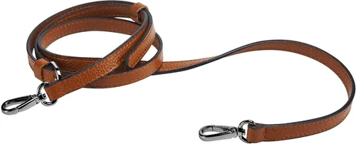 Miniatura 25 de LIVE UP Correa de Bolso de Cuero Genuino de Grano Completo Repuesto para Bolsos Cruzados y Carteras Plateado