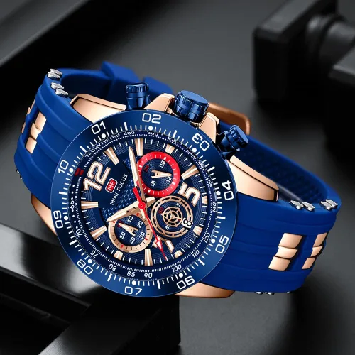 Miniatura 2 de AIMES Watch for Men Military Sport Waterproof Chronograph Mens Watches Analog Quartz Luminous Date Classic Stylish Fashion Casual Designer Wrist