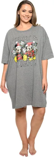 Miniatura 6 de Disney Camiseta de dormir para mujer, estampado de Mickey Minnie Mouse, talla única y grande