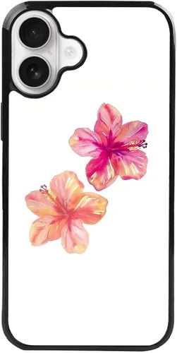 Miniatura 240 de Funda de teléfono de playa de verano a prueba de golpes y protectora con hibisco, bonitas fundas de teléfono para iPhone XR jamaica (Hibiscus Flower)