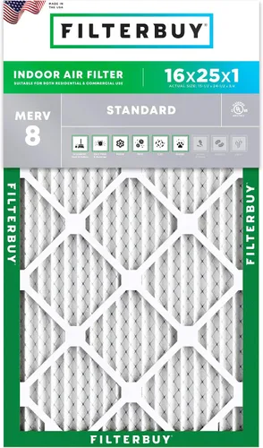 Miniatura 20 de Filterbuy - Filtro de aire MERV 8 de 8x14x1, defensa esencial contra el polvo y las alergias (1 unidad), filtros plisados electrostáticos