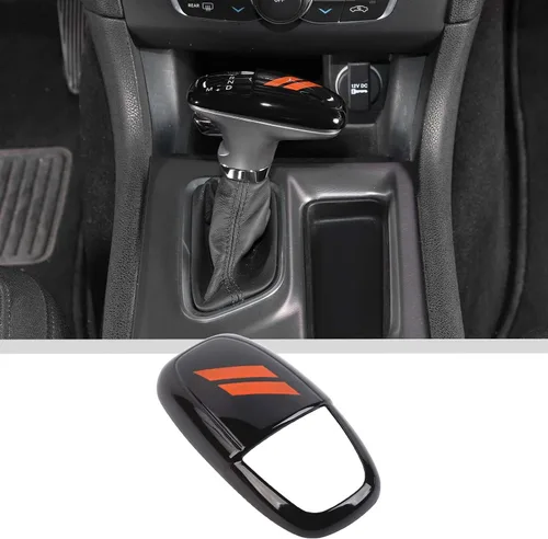 Miniatura 17 de JWWY Pomos de palanca de cambios para Dodge Challenger Charger 2015-2025+ Durango 2018-2023, accesorios interiores, fibra de carbono azul