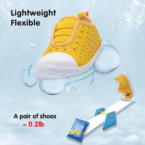 Miniatura 6 de Fires Zapatos de agua para niños y niñas, de secado rápido, transpirables, calcetines de agua descalzos para playa, natación, zapatos deportivos
