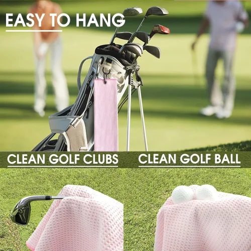 Miniatura 5 de TOUNER I Know I Play Like A Girl Try to Keep Up, toallas de golf bordadas divertidas para mujer, bolsa de golf, toalla de regalo para damas