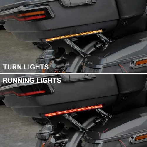 Miniatura 3 de Kit de Luces LED de Marcador Lateral de Acento con Lente Ahumada para Tour Pack con Luz de Señal de Giro para Harley Davidson Touring Road Glide