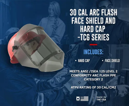 Miniatura 2 de OBERON Protector facial Arc Flash - 30 CAL - Tapa dura - TCG SERIES