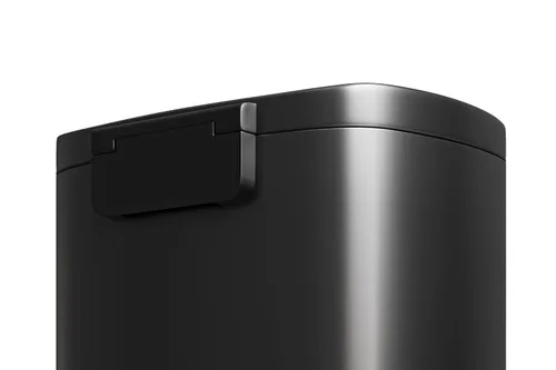 Miniatura 7 de Garvee Basurero de metal para cocina de 13 galones / 50 L con tapa, cubo de basura grande a prueba de óxido para cocina, cubo de basura con pedal