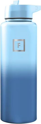 Miniatura 116 de IRON °FLASK Frasco de hidratación para acampar y senderismo con boquilla, botella de agua deportiva de acero inoxidable aislada de boca ancha, Aurora