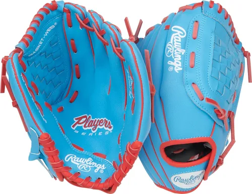 Miniatura 8 de Rawlings Serie Players T-Ball y guante de béisbol para jóvenes Tamaños 9 a 11.5 pulgadas Múltiples estilos