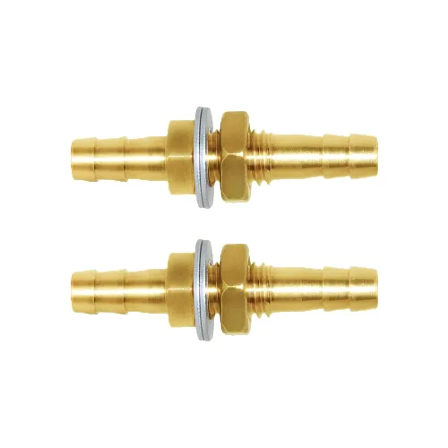 Miniatura 16 de Joywayus - Válvula de unión de combustible de 1 pulgada con estrías para manguera, acoplador de cabezal de paso, válvula de intersección y división