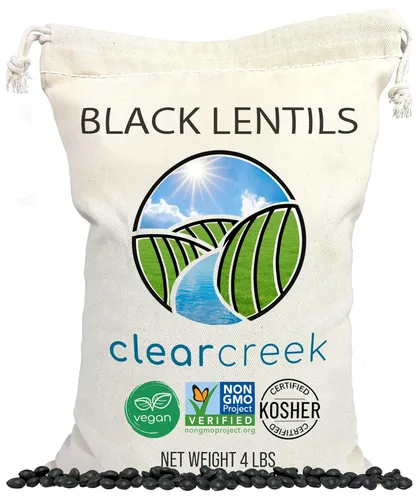 Lentejas rojas cultivadas en el Pacífico Norte, bolsa resellable de 4 libras, sin OGM, kosher, vegano