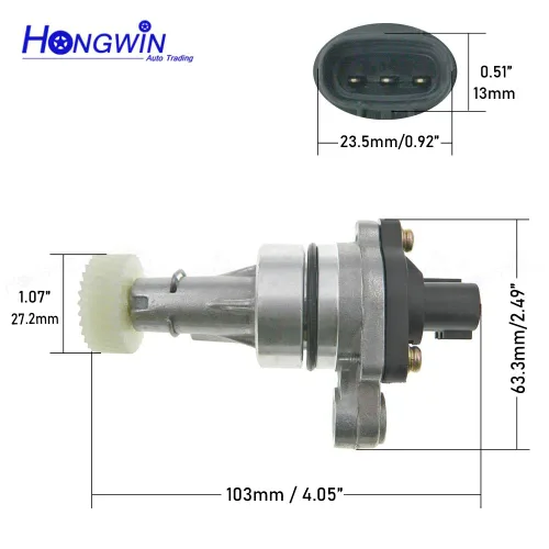 Miniatura 2 de 93741426 SU13953 Sensor de velocidad del vehículo Sensor de velocidad para G-M Aveo G3