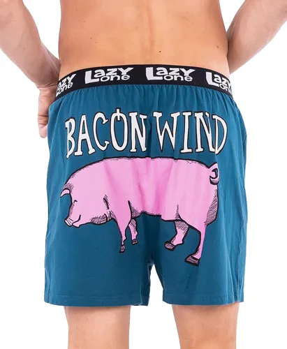 Miniatura 38 de Lazy One Divertidos boxers de animales, ropa interior humorística, novedosos pantalones cortos, regalos de broma para hombres