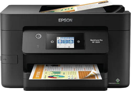 Miniatura 6 de Epson Workforce Pro WF-3820 Impresora inalámbrica todo en uno, impresión automática de 2 caras ADF de 35 páginas, bandeja de papel de 250 hojas