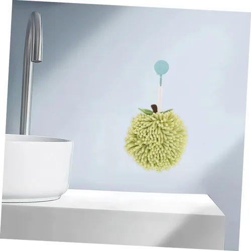 Miniatura 5 de 2pcs Chenille Hand Towels Fuzzy Super Absorbent and Quick Drying for Bathroom and Kitchen Cute Hanging Design for Easy Storage and Versatile Use