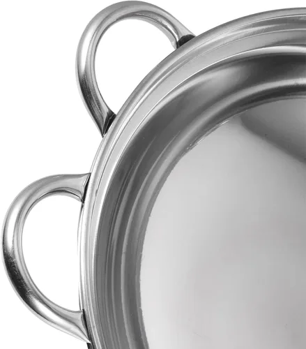 Miniatura 5 de GANAZONO Sartén Sartén 2pcs Cocina Olla Ramen Fideos Olla Antiderrames Todos los días Mariscos Seafood Dry Thicken Chef Wok Ramyun Cooker 10.2 in
