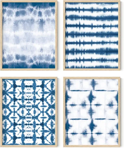 Miniatura 74 de HAUS AND HUES Arte abstracto para pared en blanco y negro, juego de 4 pósteres minimalistas en blanco y negro para paredes, pósteres estéticos Juego