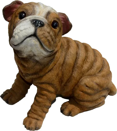 Miniatura 12 de Punch-Boxer Puppy M by Michael Carr Designs - Figura de perro cachorro para exteriores, para jardines, patios y césped (80108)
