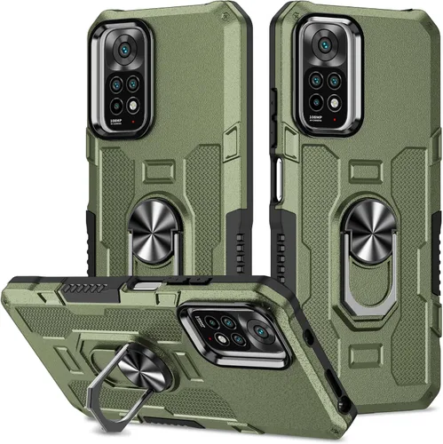 Miniatura 25 de Funda para Xiaomi Redmi Note 12 Pro 5G/Xiaomi Poco X5 Pro 5G Metal CD Patrón Anillo Titular Funda Teléfono Móvil Funda Protectora Anti-Caída Negro