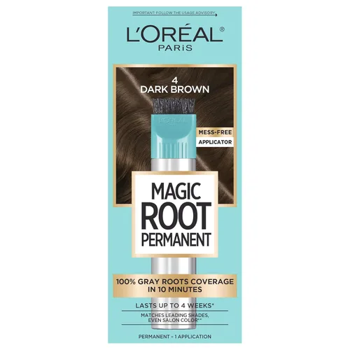 Miniatura 12 de L'Oréal Paris Magic Root - Tinte permanente para el cabello, kit de tinte de cabello de 10 minutos para rescatar raíces con cobertura de cabello 6