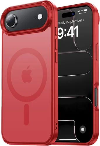 Miniatura 134 de Tigowos Magnetic Guardian - Funda diseñada para iPhone 11 Pro [probada en caídas de grado de 10 pies y compatible con MagSafe] Funda delgada Negro