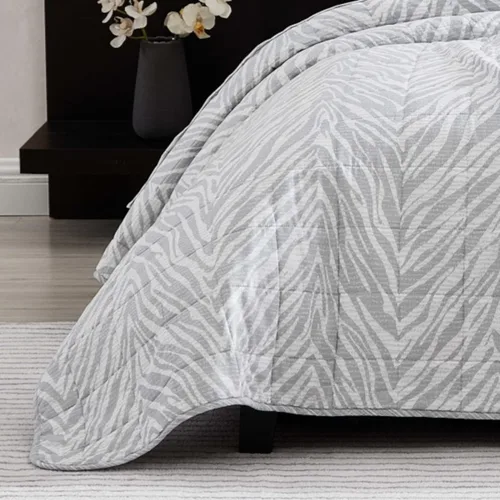 Miniatura 5 de Kenneth Cole New York - Juego de edredón tamaño Queen, juego de ropa de cama reversible de algodón, decoración del hogar para todas las estaciones