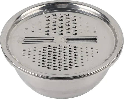 Juego de ralladores de acero inoxidable, cesta de drenaje multifuncional, ralladores de verduras para rebanadas, ralladura y rallar verduras, papas