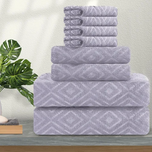 Miniatura 36 de Ferdilan - Juego de 4 toallas de baño grandes de 35 x 70 pulgadas, 600 GSM, ultra suaves y absorbentes, para silla de baño, color negro, toallas