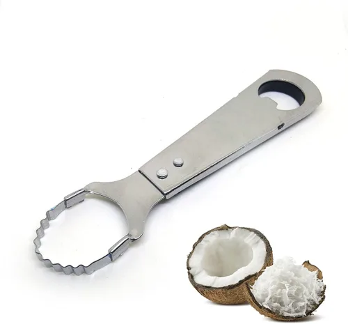 Miniatura 3 de Mooninja Rallador de coco Rascador de queso a mano de coco Eliminación de carne trituradora de hoja manual de la máquina de pescado Escalador