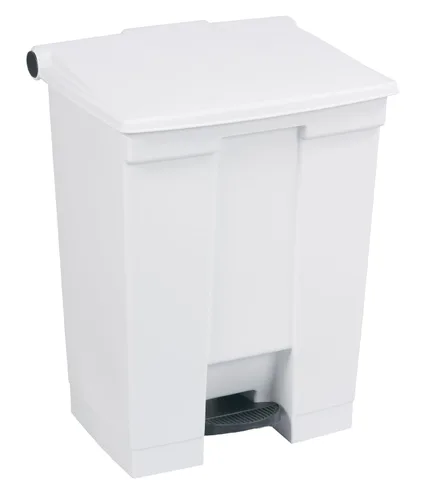 Miniatura 10 de Rubbermaid Commercial Products Bote de basura con pedal de 12 galones con tapa Basurero de manos libres sanitario de uso para residuos médicos
