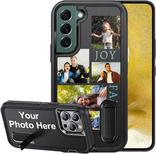 Miniatura 27 de Funda de teléfono personalizada para Samsung Galaxy S22 Ultra 5G, funda protectora de cuerpo completo a prueba de golpes con múltiples fotos, funda