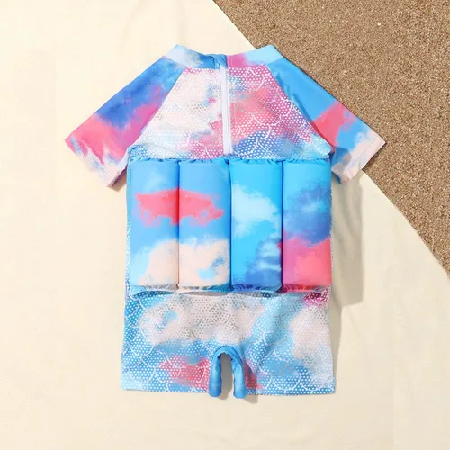 Miniatura 4 de Traje de baño de una pieza para niñas y niños, hawaiano, playa, deporte, verano, traje de baño