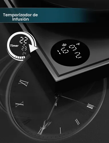 Miniatura 7 de INTASTING Hervidor Eléctrico de Cuello de Cisne, Control de Temperatura Preciso ±1℉, Interior de Acero Inoxidable, Calentamiento Rápido para Café