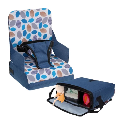 Miniatura 10 de Dreambaby Grab 'N Go Asiento elevador de viaje – Silla alta portátil para niños pequeños para comedor (6M-5Y) con almacenamiento y correa