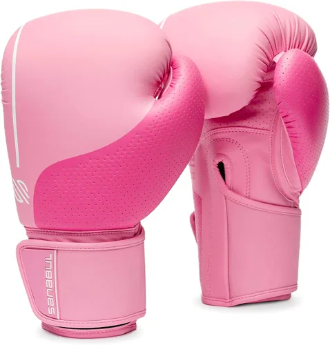 Sanabul Guantes de Boxeo de Huevo de Pascua para Mujeres, Guantes Pro de Entrenamiento MMA Kickboxing Muay Thai, Guantes de Boxeo para Sparring,