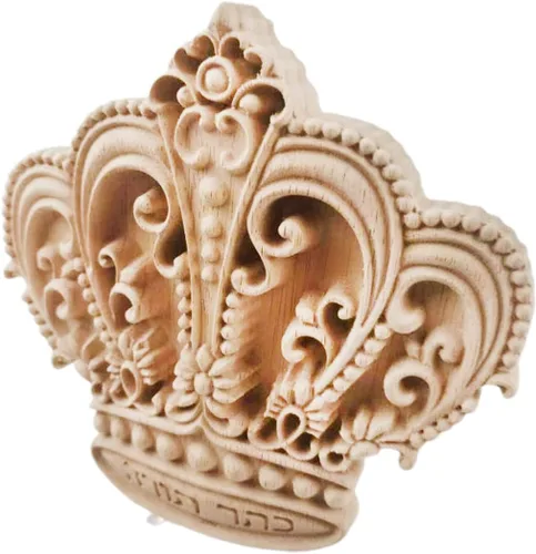 Miniatura 3 de Apliques de madera Onlays decorativos para muebles tallados para puerta de cama, armario, decoración larga sin pintar de madera tallada