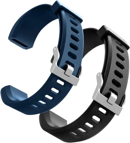 Miniatura 11 de Bandas de reloj de repuesto hoeslaw para ID115plus HR, conjunto de bandas de muñeca para monitor de actividad Very Fit Pro, correas de reloj