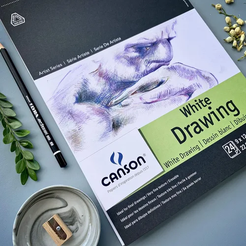 Miniatura 4 de Canson Artist Series Papel de Dibujo, Bloc con Espiral de Alambre, 9x12 pulgadas, 24 Hojas (80lb/130g) - Papel de Artista para Adultos y Estudiantes