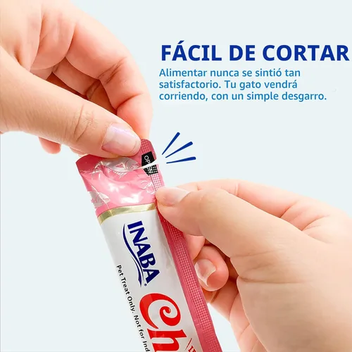 Miniatura 7 de INABA Churu - Bocadillos para gatos, puré cremoso para gatos, sin cereales, que se puede lamer y exprimir, suplemento con vitamina E y taurina, 0.5