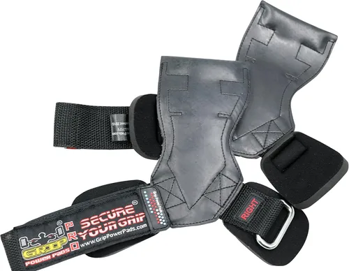 Miniatura 9 de Lifting Grips PRO Guantes de Peso de Servicio Pesado Correas de Barra de Gimnásticos Alternativa a Ganchos de Potencia Peso Muerto Muñequera Caucho